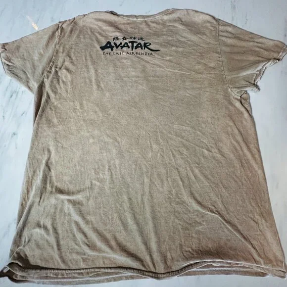 Avatar The Last Airbender Unisex T-Shirt Beige Cotton XL - Picture 4 of 8